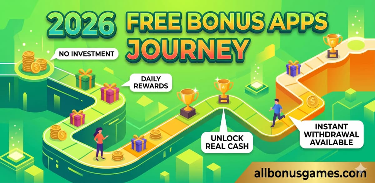 Best Free Bonus Apps with Instant Withdrawal – Earn Real Money Without Investment (2026)