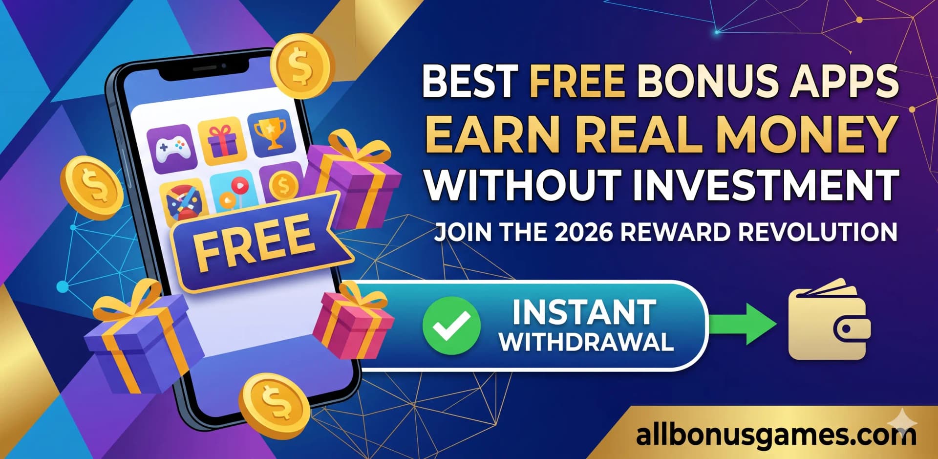 Best bonus apps with instant withdrawal 2026