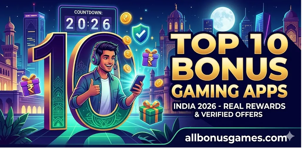 Top 10 Bonus Gaming Apps in India 2026 With Real Rewards and Daily Offers